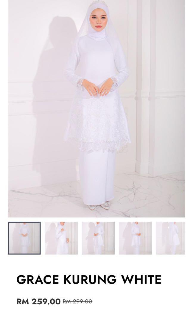 Baju Kurung Nikah Women S Fashion Bridal Wear On Carousell