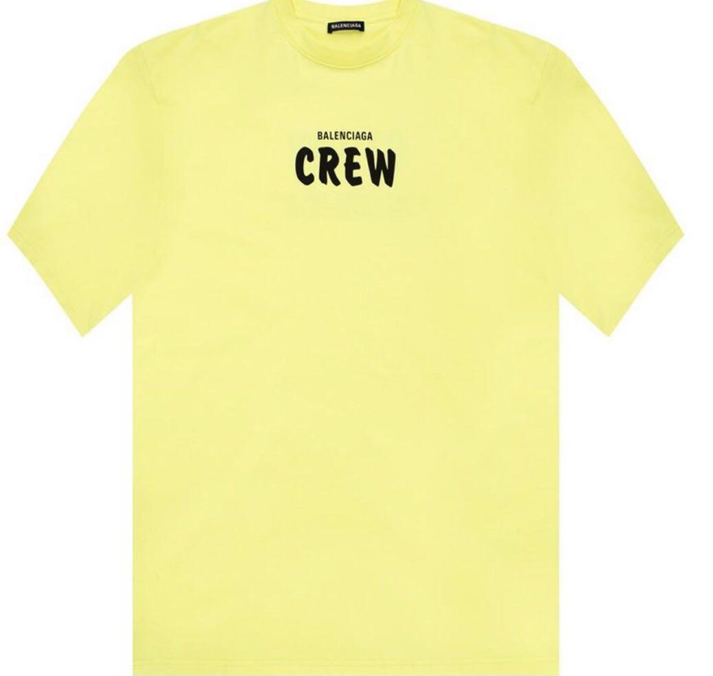 balenciaga yellow shirt