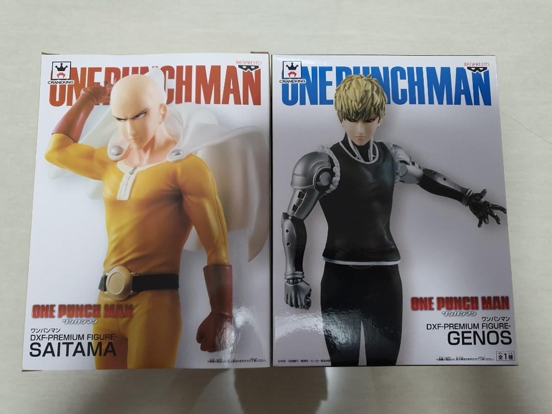 (Banpresto) One Punch Man DXF Premium Figure (Saitama & Genos), Hobbies ...
