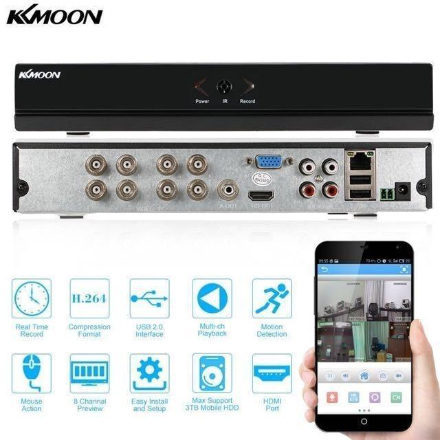 Best Deal Kkmoon H.264 Network Video Recorder 8CH CCTV DVR