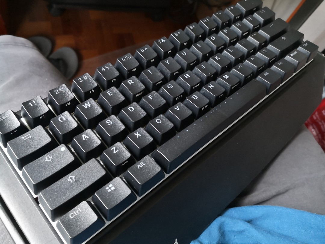 Black Vortex Pok3r Rgb 60 Keyboard W Cherry Mx Black Keys Unused Computers Tech Parts Accessories Computer Keyboard On Carousell