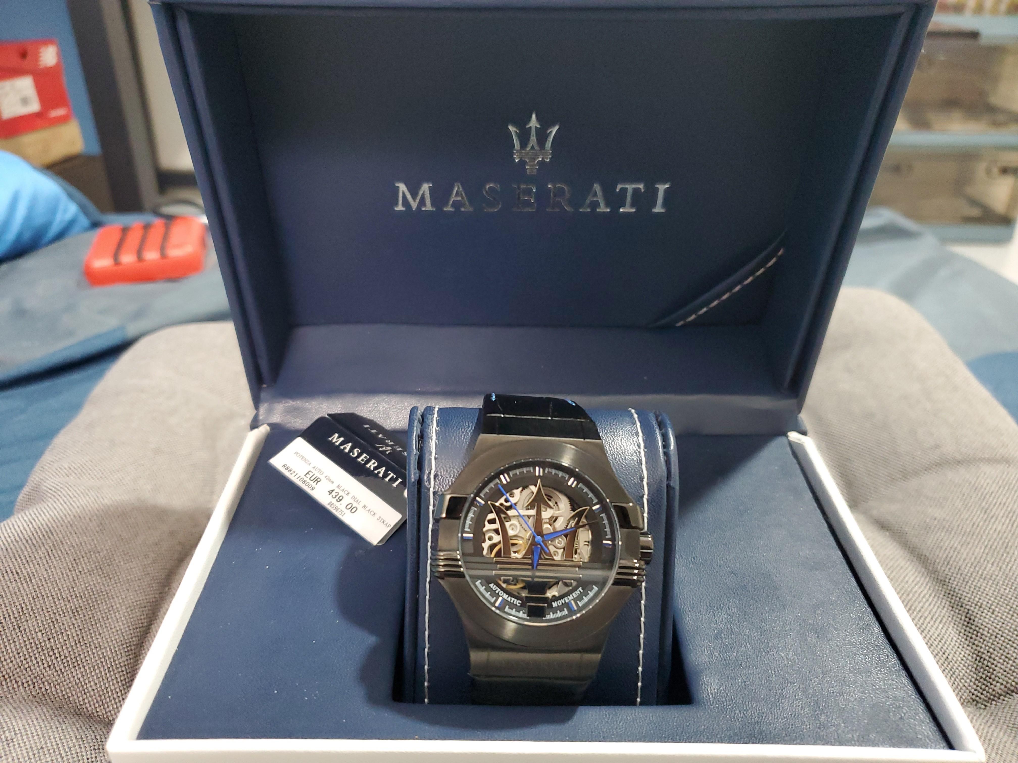 BNIB MASERATI POTENZA R8821108009 MENS WATCH LIMITED EDITION 0137 1000