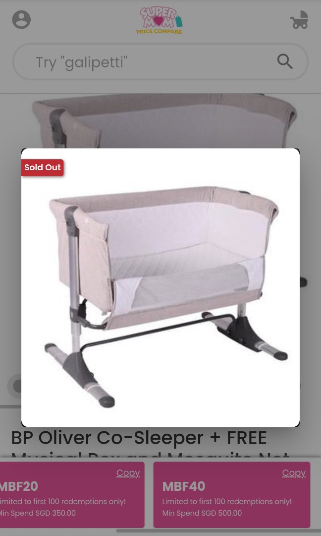 BP Oliver Co sleeper Babies Kids Baby Nursery Kids Furniture