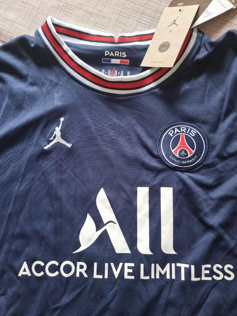 Brand New replica of PSG Jordan Jersey with Messi as #30, Men's Fashion,  Tops \u0026 Sets, Tshirts \u0026 Polo Shirts on Carousell
