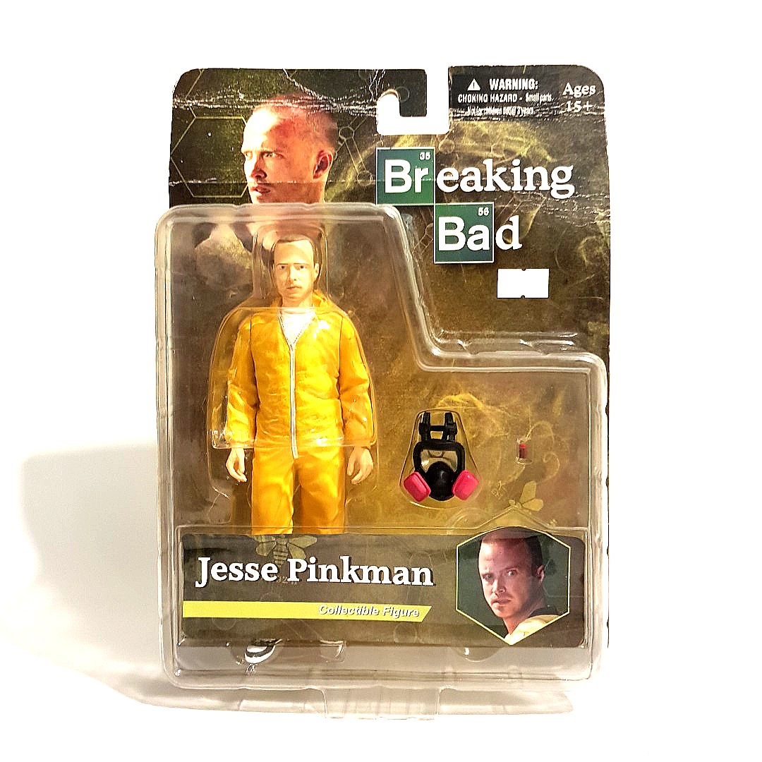 Breaking Bad Jesse Pinkman yellow hazmat Mezco collectible figure