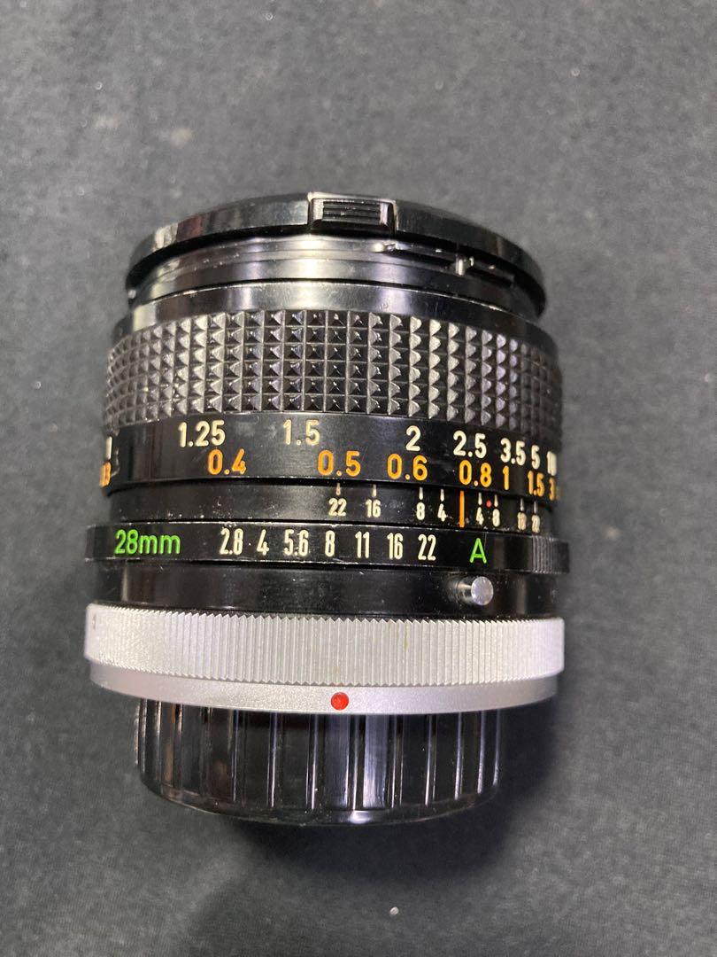 Canon FD 28mm f/2.8 S.C., 攝影器材, 鏡頭及裝備- Carousell