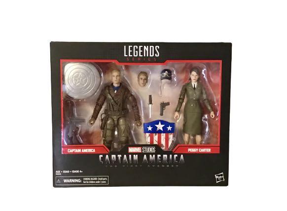 Captain America and Peggy Carter 2 Pack Marvel Studios Action