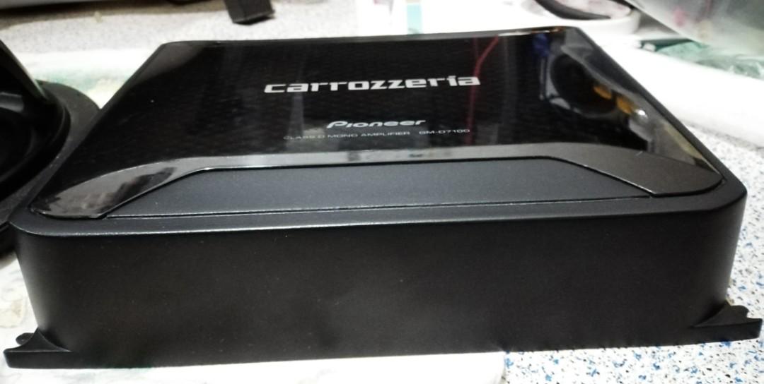 Carrozzeria Pioneer Monoblock Amplifier GM-D7100, Auto