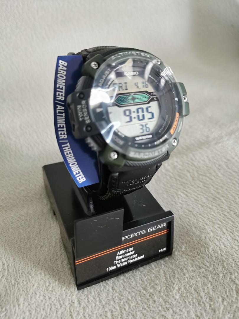 Casio twin sensor watch top