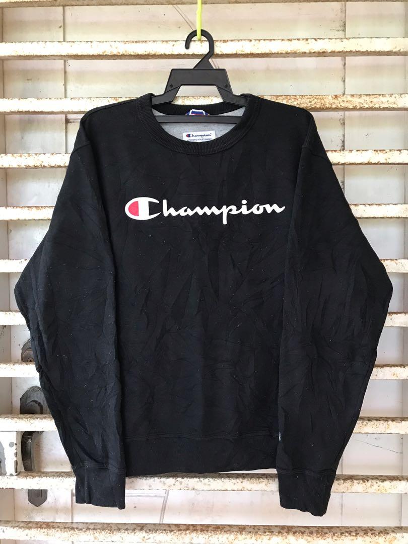 Champion sweater big logo original shop