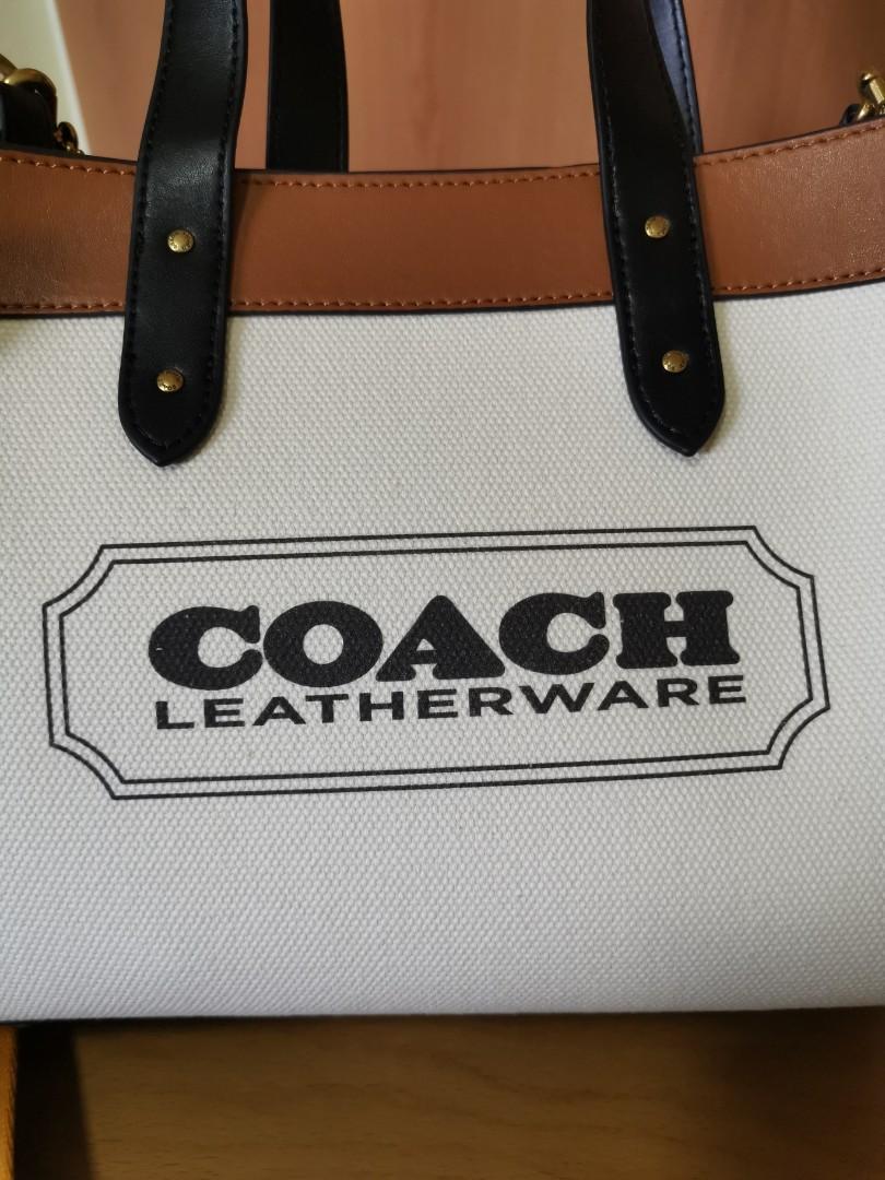 coach canvas tote