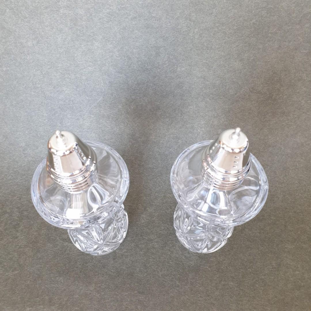 CRYSTAL SALT & PEPPER SHAKERS - GORHAM LADY ANNE, Furniture ...