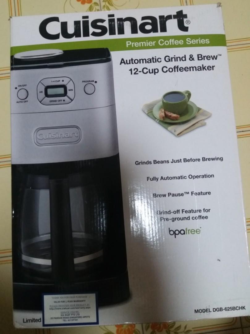 Cuisinart DGB 625BC 12 cup Grind amp Brew Coffee maker electric coffee machine consumer and commercial grinding automation