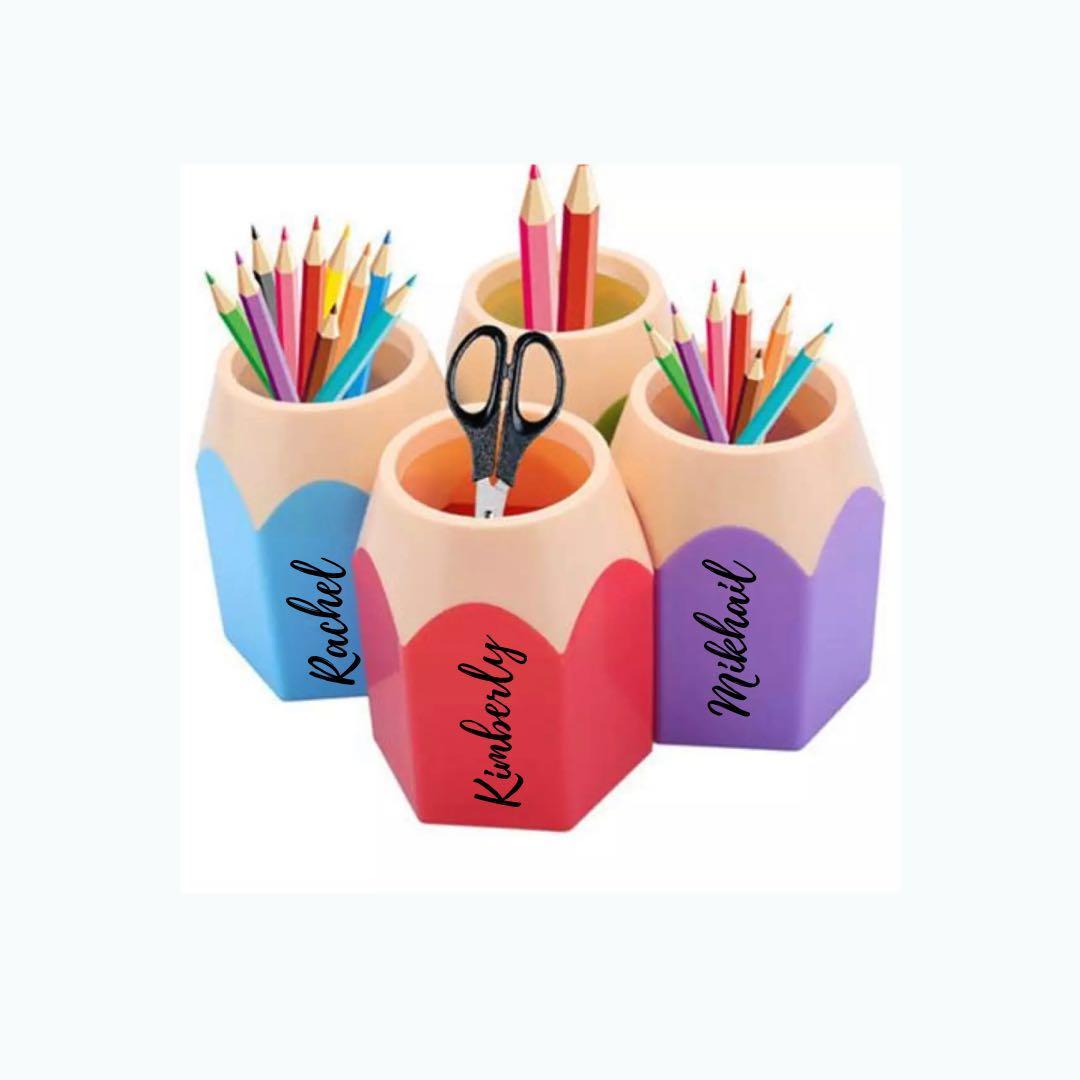 Pretty pen holder online
