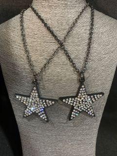 DARK GREY/BLACK import necklace