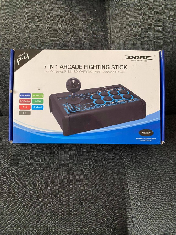 DOBE PS4 7 IN 1 ARCADE FIGHTING STICK FOR P4 SERIES/P3/SWITCH /XBONE (S ...
