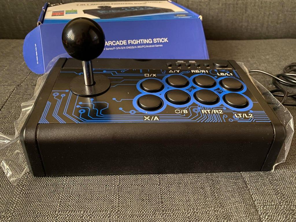 DOBE PS4 7 IN 1 ARCADE FIGHTING STICK FOR P4 SERIES/P3/SWITCH /XBONE (S ...