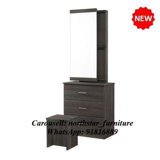 Dresser With Stool / Dressing Table / Mirror