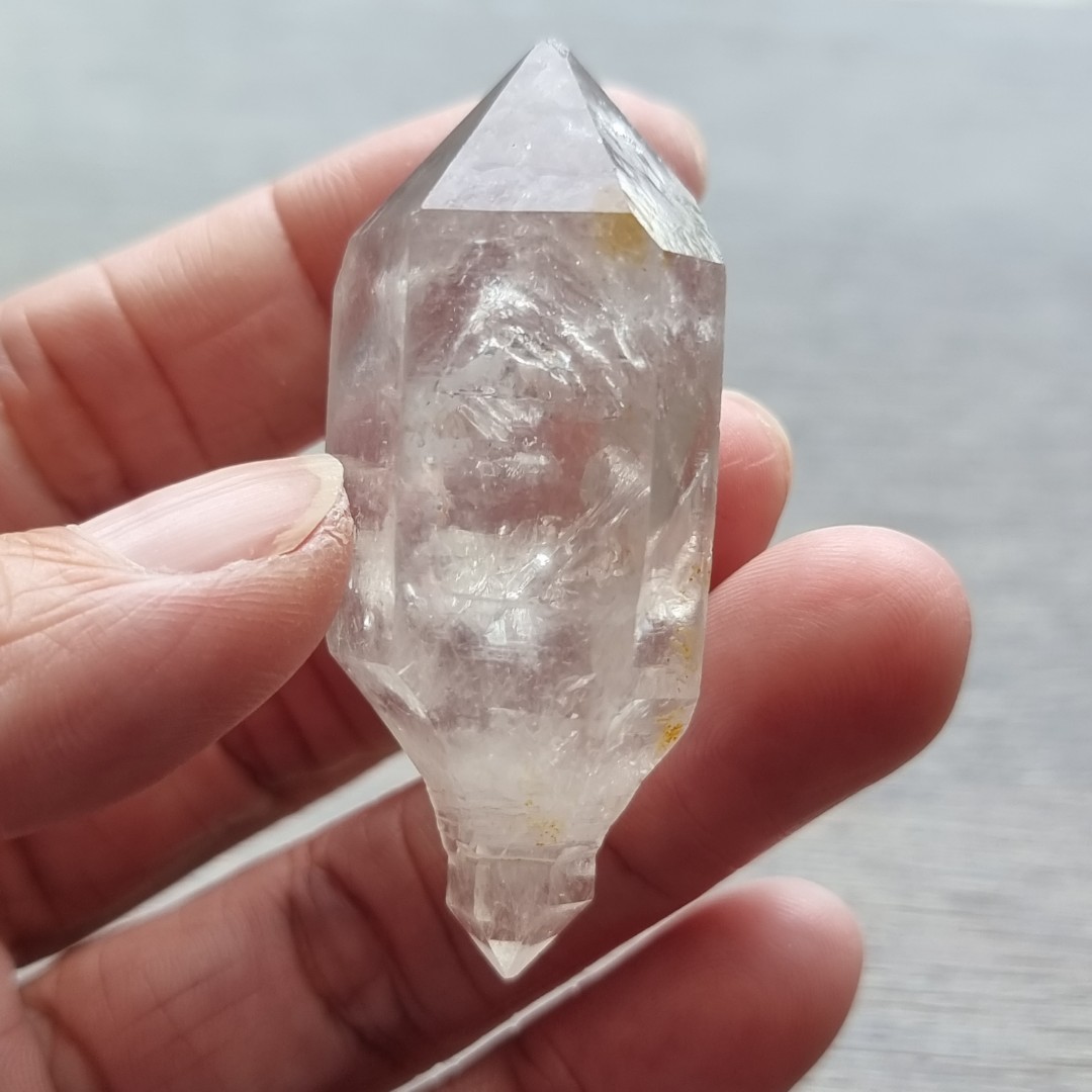 Rocks Geodes 4 Bubbles Outstanding Natural Double Terminated Herkimer Enhydro Quartz Us Seller Home Living Hamaguri Co Jp