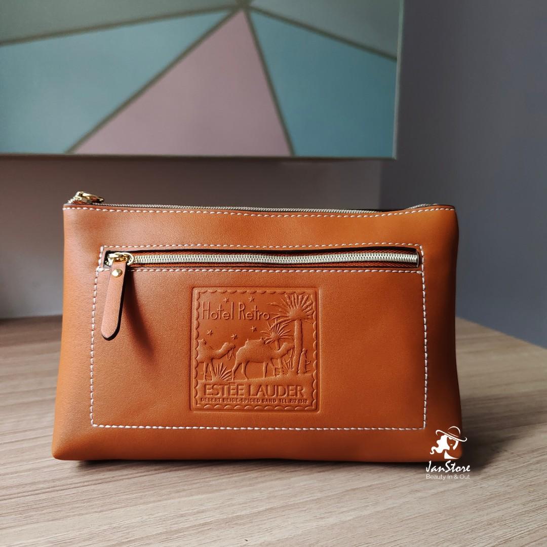 Estee lauder sales bag with makeup