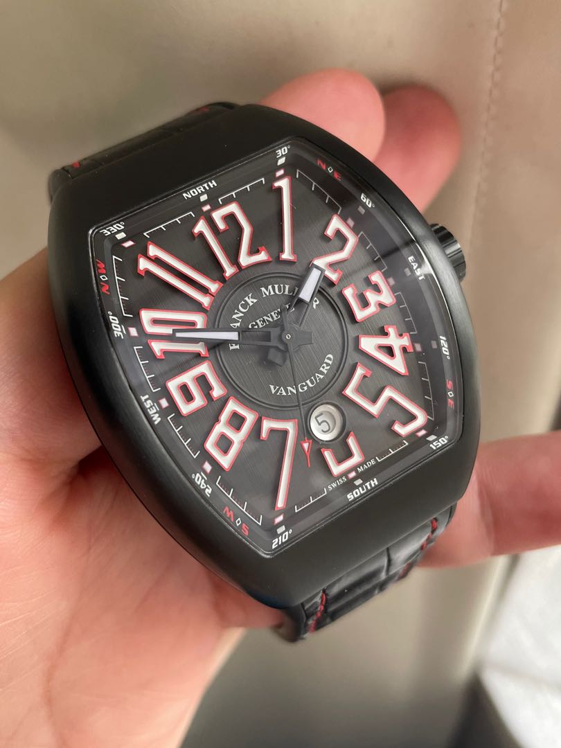 Franck muller vanguard titanium store