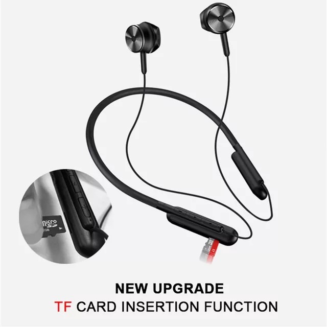 Bluetooth earphone with memory card store