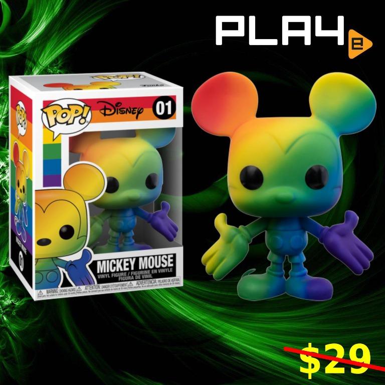 Rainbow mickey mouse pop Clearance