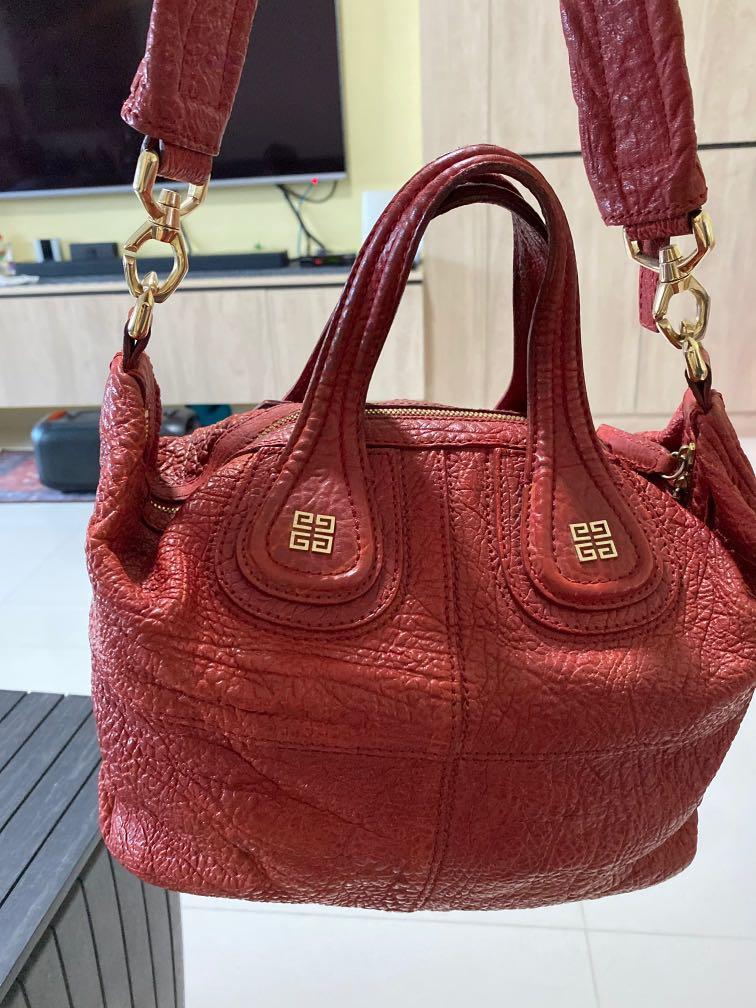 Givenchy Red grain Nightingale bag Women s Fashion Bags