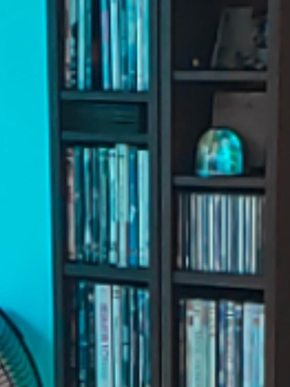 GNEDBY Shelving unit, stained oak veneer202 cm, Furniture & Home Living