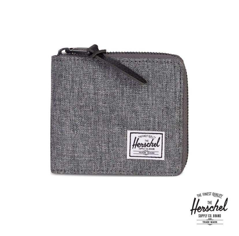Herschel Walt Wallet in Raven Crosshatch, Men's Fashion, Watches