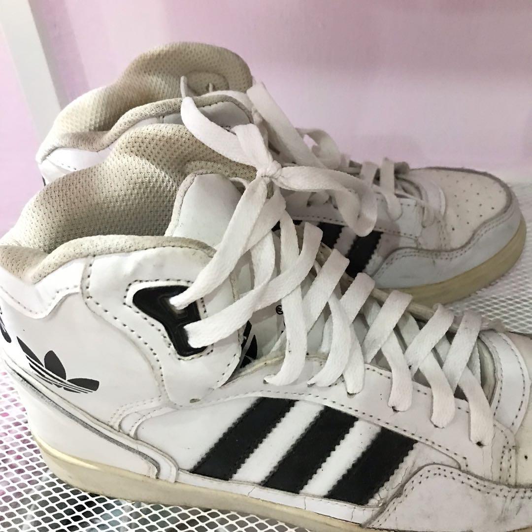 Adidas high cut white sales