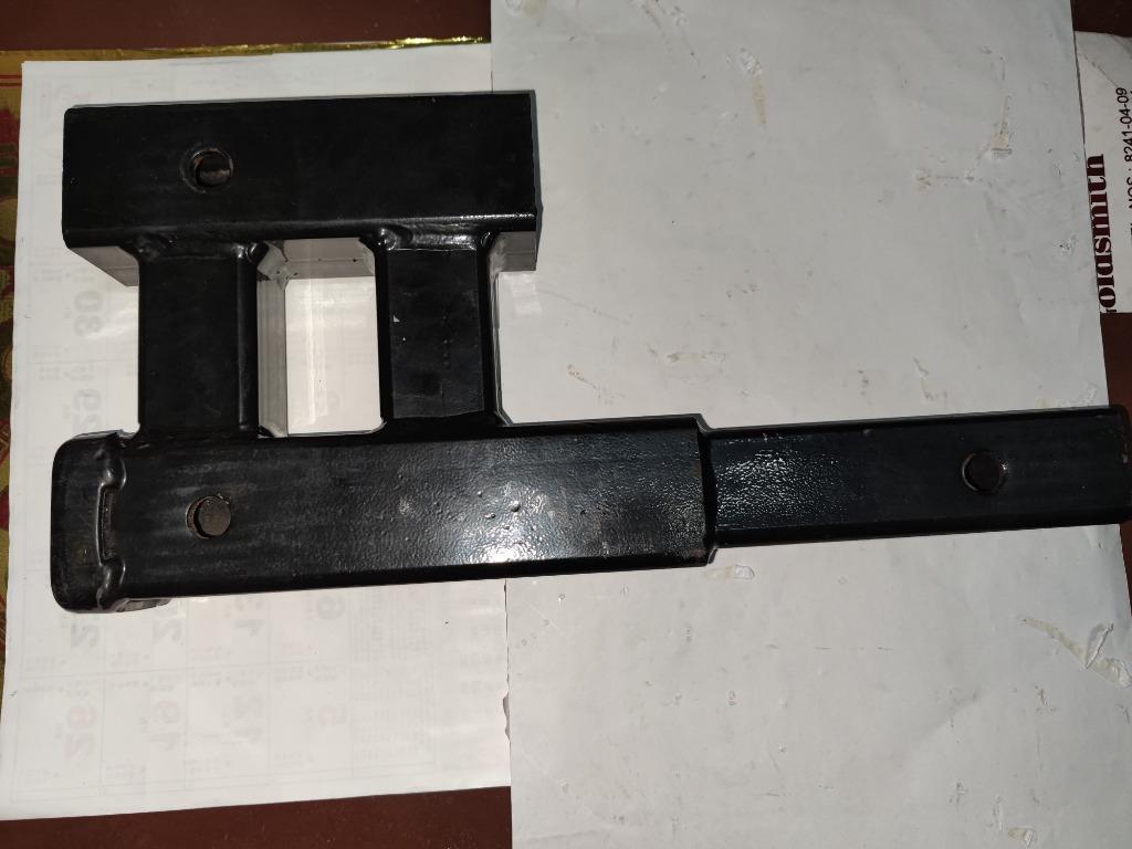 HiTow Dual Hitch Receiver Extension Adapter Trailer Towing Extender ...
