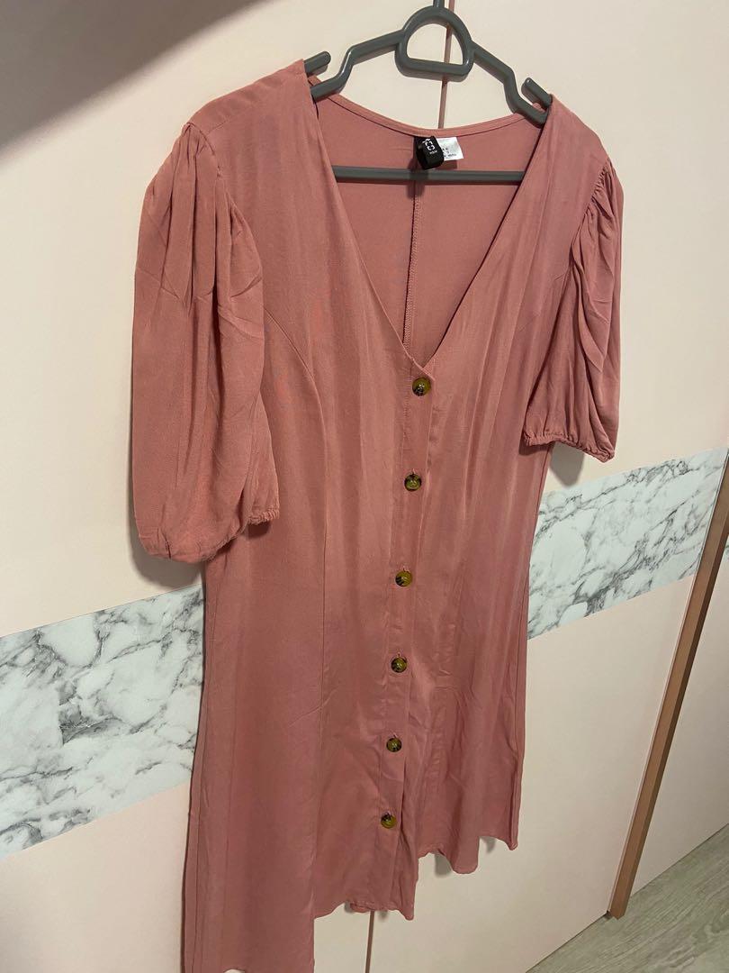 H&m dusty cheap rose dress