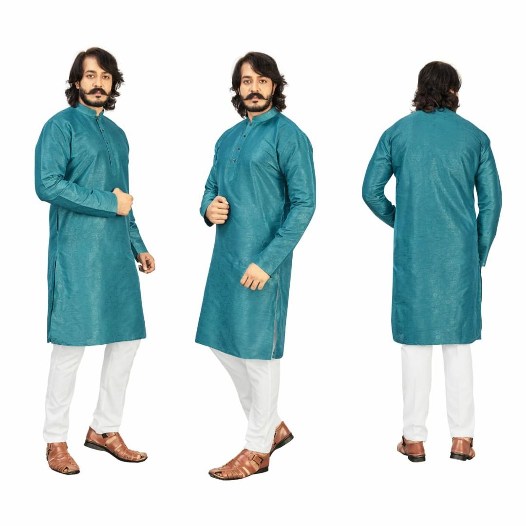 Indian Pakistani men traditional kurta's set, ç·è£, å¤å¥åæ¶å¤è¡£æ - Carousell