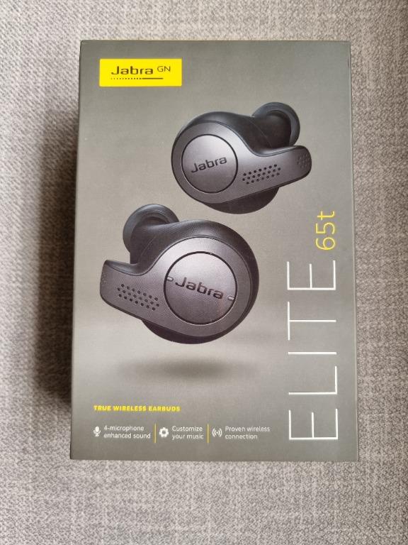Jabra Elite 65T (Category: Earphones) located in Makati City. Submitted by edudizon (Listing ID 1108231102, Image 1). Description: Brand new and still in box! Titanium. Multiple available. Original from Amazon USA Pm if interested.