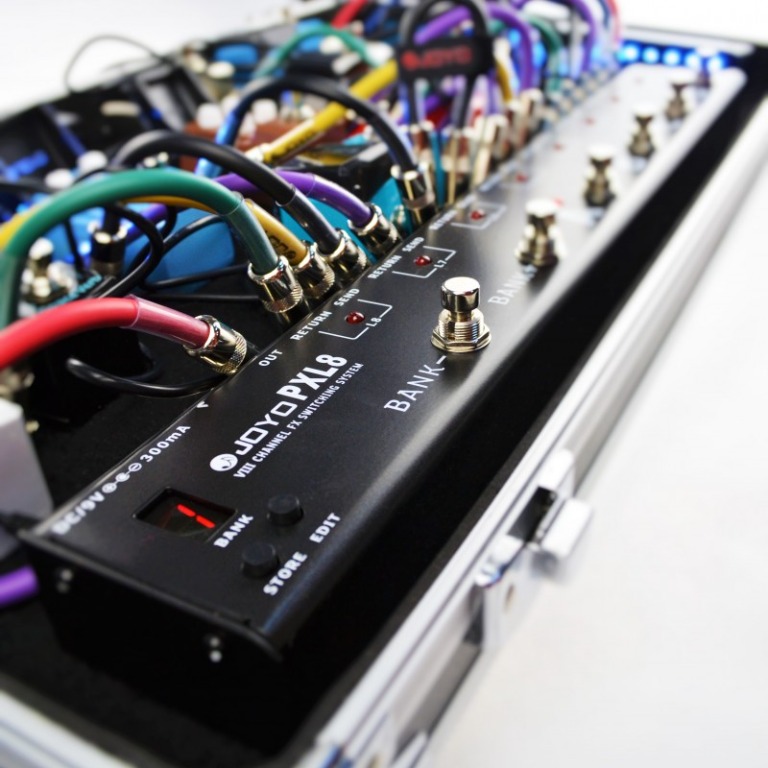 JOYO PXL8 Foot Pedal Controller 8 FX Loop Programmable Pedal Switcher