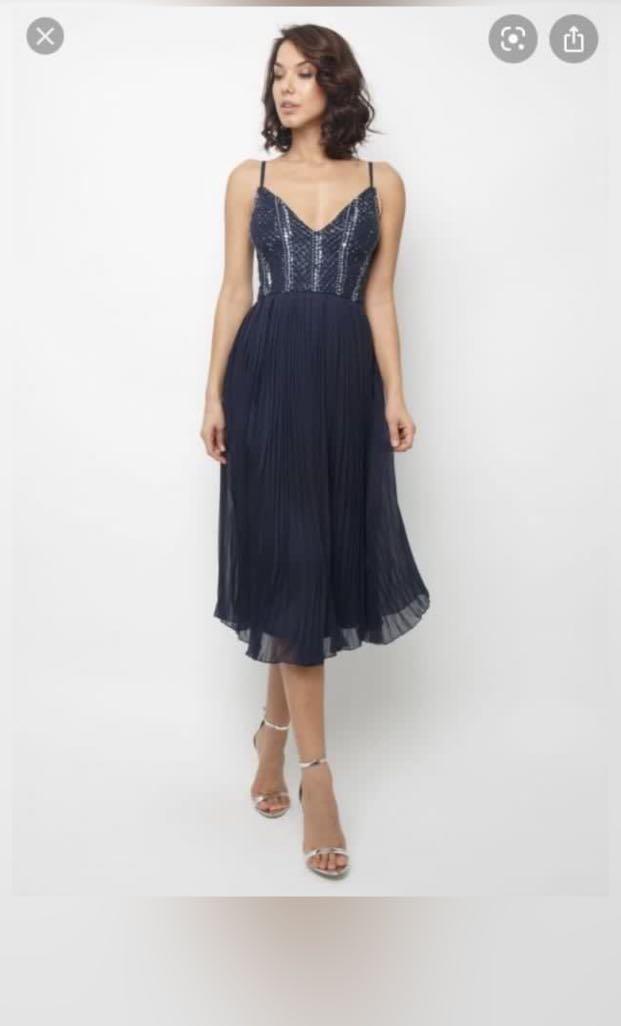 Lace beads cylia mulan embellished dress Women s Fashion Dresses Sets Dresses on Carousell