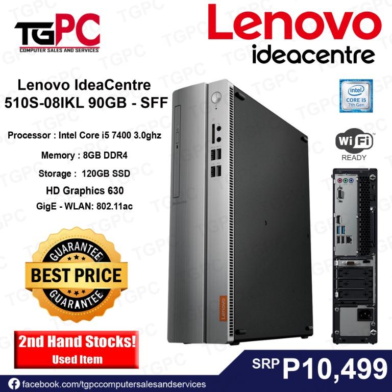 Lenovo IdeaCentre 510S-08IKL 90GB - SFF Core i5 7th 7400 3.0ghz