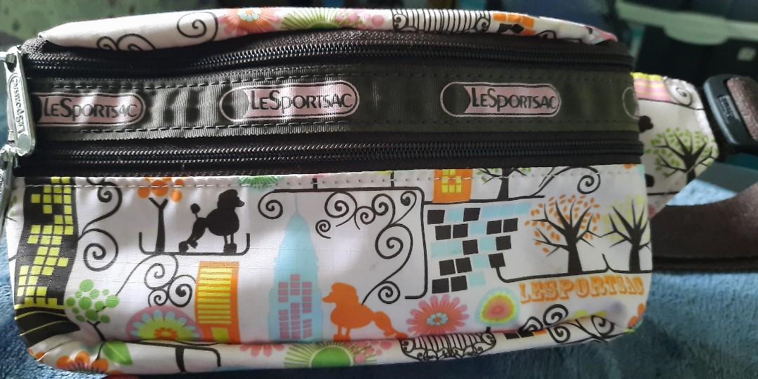 lesportsac double zip belt bag