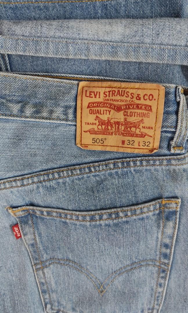 Levis 505 32x32 hot sale