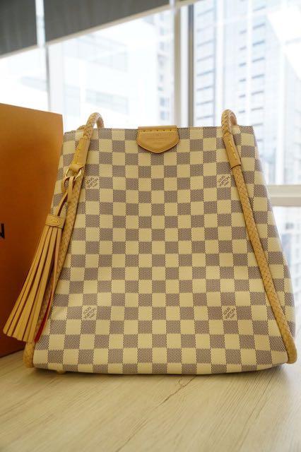 N44027 Louis Vuitton 2017 Premium Damier Azur Propriano Tote Bag