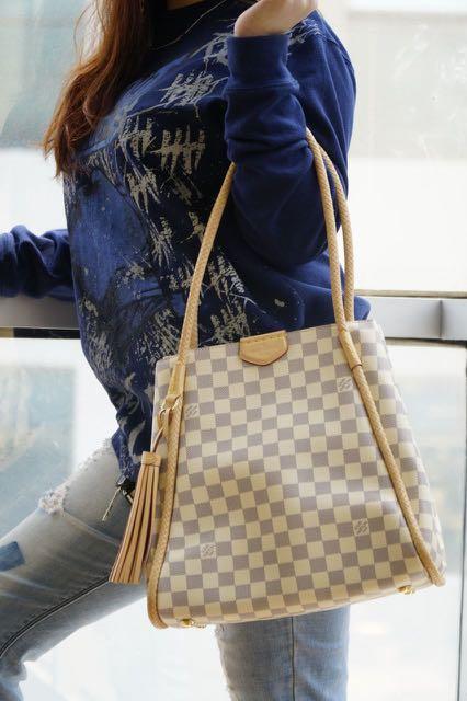 Louis Vuitton Damier Azur Propriano Braided Tote Bag 477lvs63 – Bagriculture