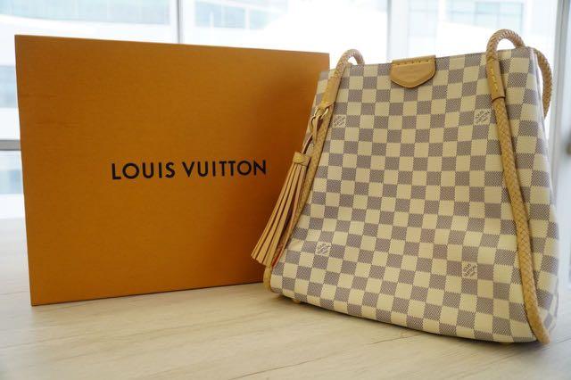 Louis Vuitton Propriano Damier Azur Tote, Super Condition