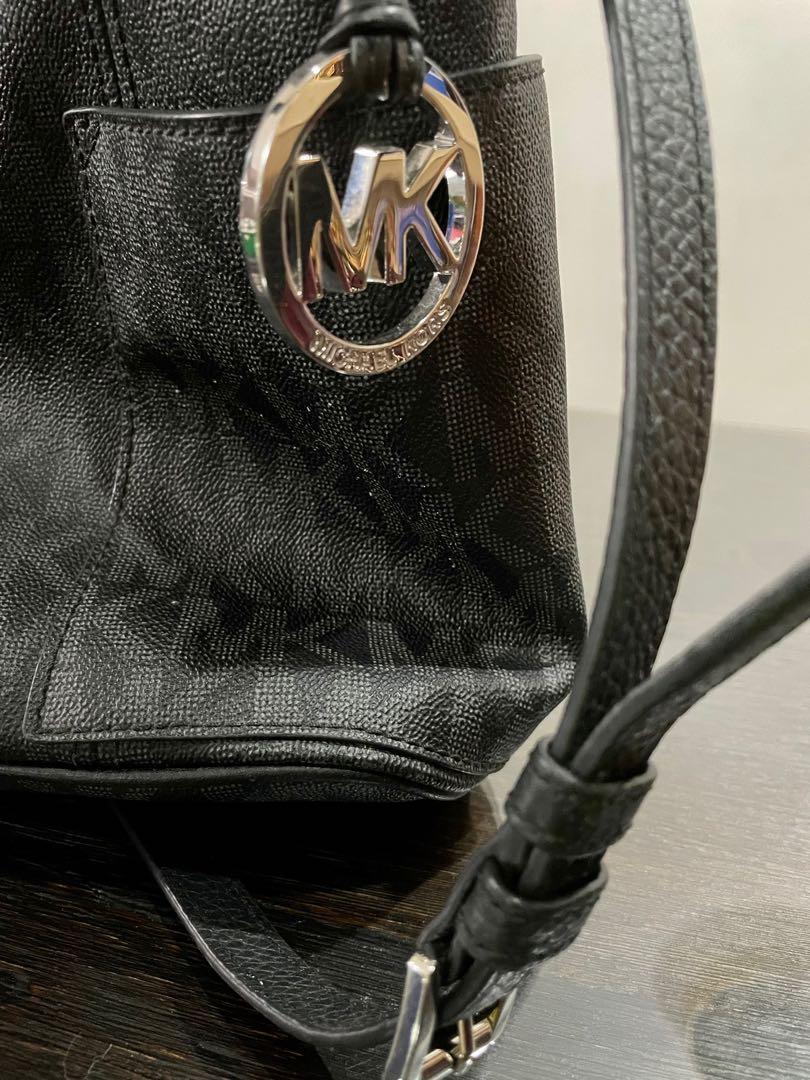 Michael kors shop black monogram bag
