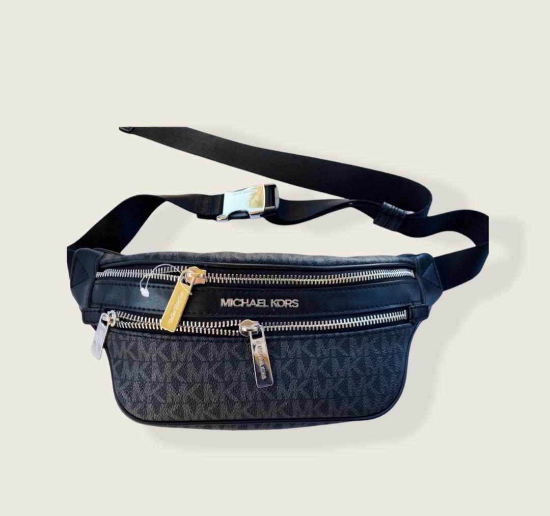 Michael Kors Kenly Waist Cross body Pack belt bag Small Black
