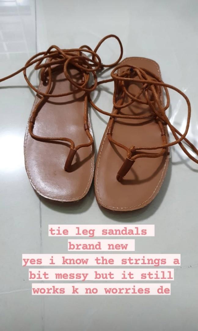 Self 2024 tie sandals