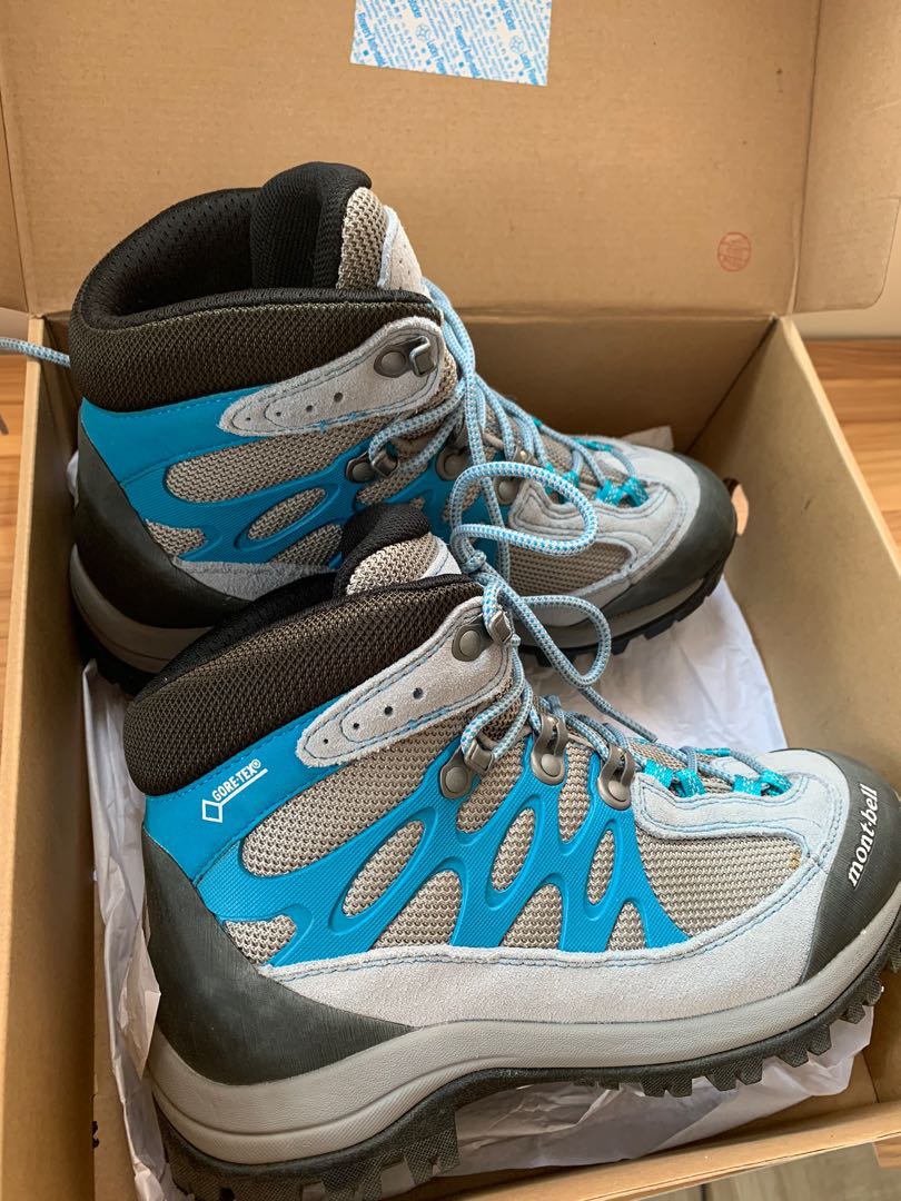 Mont Bell Gore Tex 行山鞋購自日本us W 6 5 Jpn 23 5 女裝 鞋 拖鞋 Carousell
