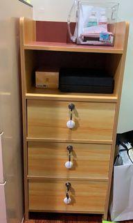 New Disgn Bedside Table Cabinet Drawer with Locks