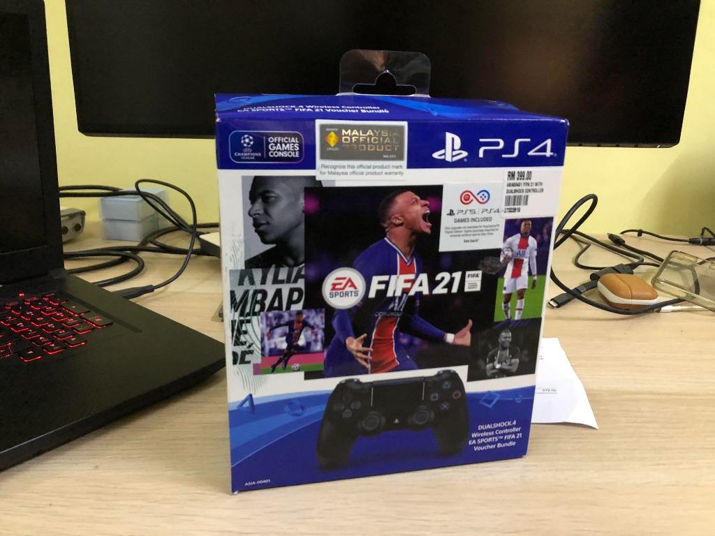 NEW FIFA 21 2021 Digital Code PS4 Controller Bundle Video