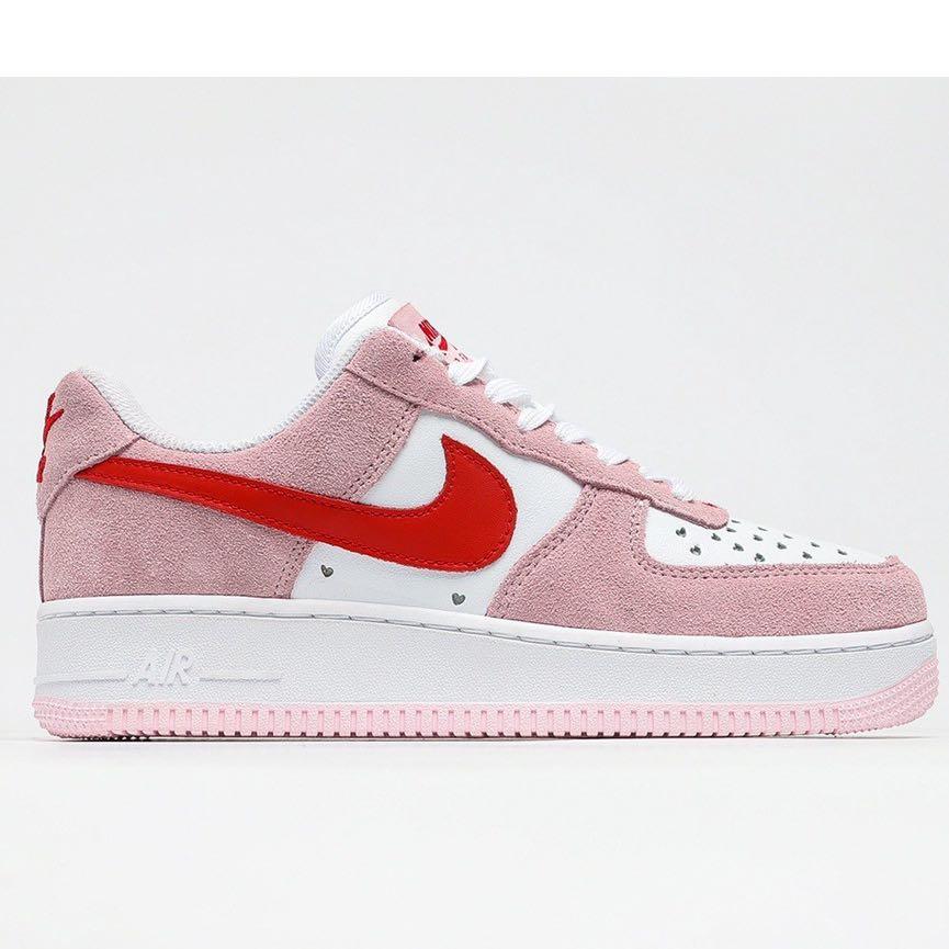 Nike Air Force 1 '07 Valentine's Day Love Letter Pink Red White AF1 AF  Women Girls Cute Sneakers Gym Cute Fashion Running Skate Shoes School  Hypebeast, Women's Fashion, Footwear, Sneakers on Carousell